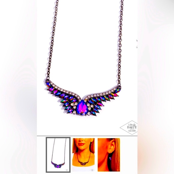💜🙏💜 “SMOLDERING SHIMMER” MULTI OIL SPILL NECKLACE ~ PAPARAZZI❗️💜🙏💜 - Picture 6 of 8
